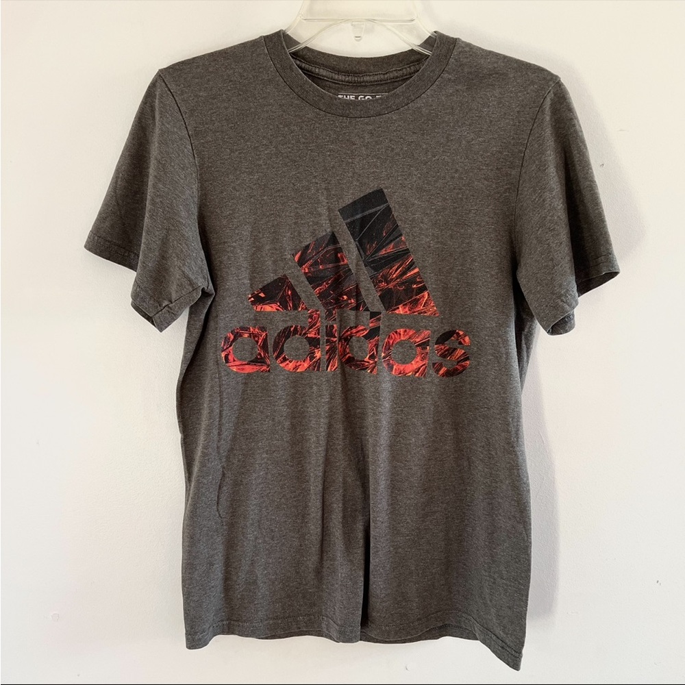 Men’s Charcoal Grey Adidas T-Shirt